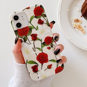 NEW iPhone 12 Pro Max Rose Lily Floral Phone Case